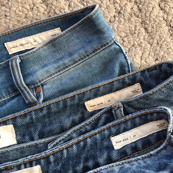 LOT OF 3 pacsun mom jeans jeggings 29 patchwork - Picture 9 of 9